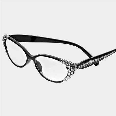 prescription eyeglasses with crystals.